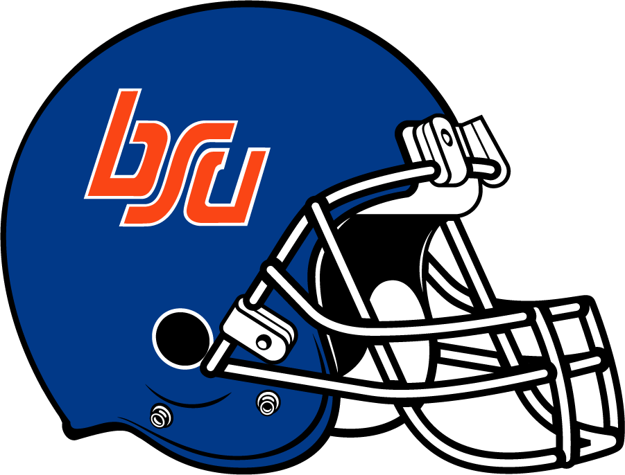 Boise State Bronco 1991-1996 Helmet Logo iron on transfers for clothing